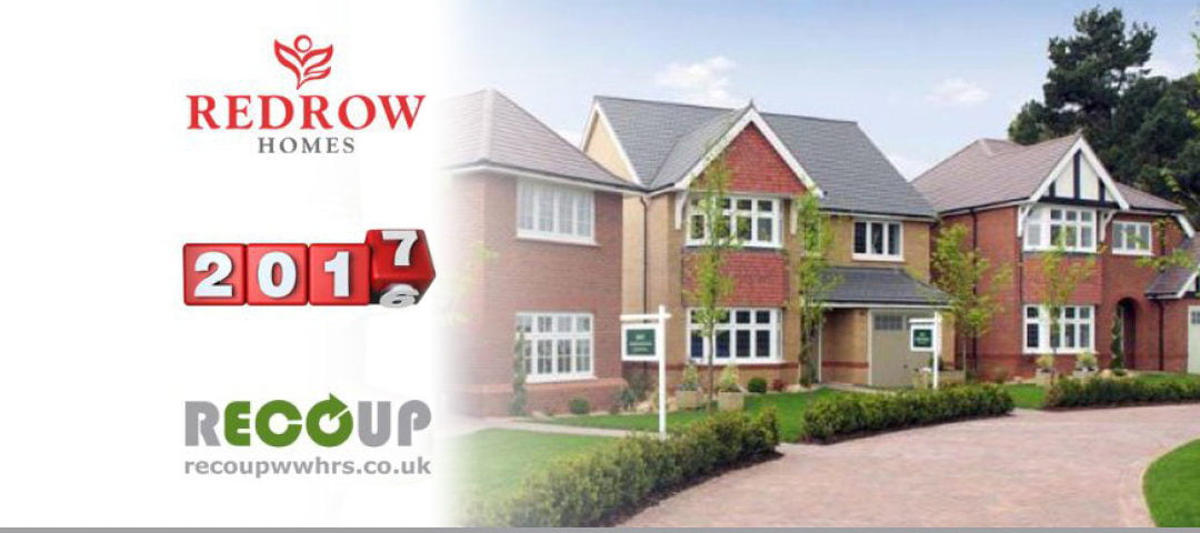 A great start to 2017: Redrow Homes confirm renewed Supply Agreement with Recoup WWHRS for 5th consecutive year