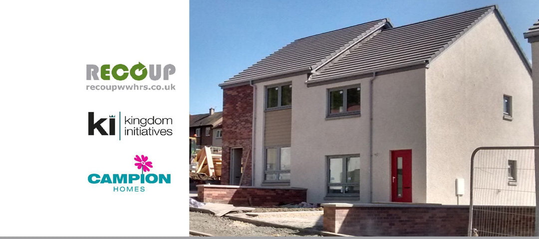 Recoup Pipe+ HE WWHRS installation for Kingdom Initiatives at Devilla, Kincardine, Scotland