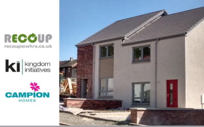 Recoup Pipe+ HE WWHRS installation for Kingdom Initiatives at Devilla, Kincardine, Scotland
