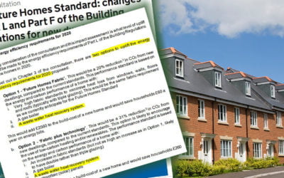 Future Homes Standard: Part-L 2020 Consultation Document Published.