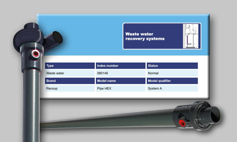 Recoup Pipe HEX - SAP Modelling, PCDB Listing