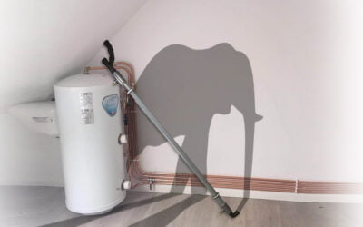 Residential Decarbonisation with ASHPs: Is there a DHW cylinder-shaped elephant in the room?
