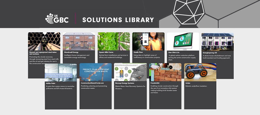UKGBC Solutions Library features Recoup WWHRS
