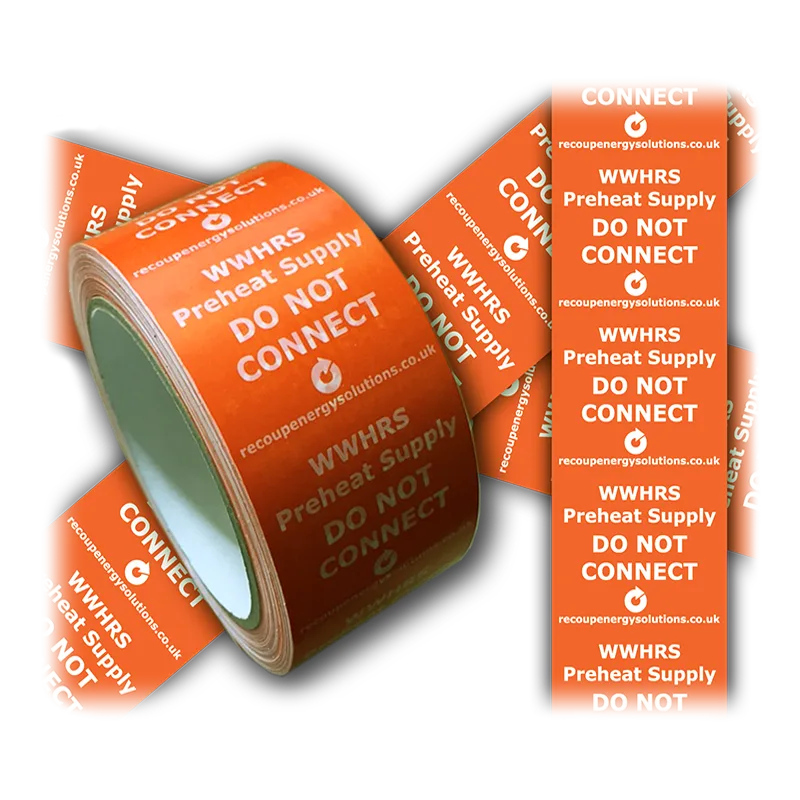 Recoup WWHRS Preheated Supply Tape
