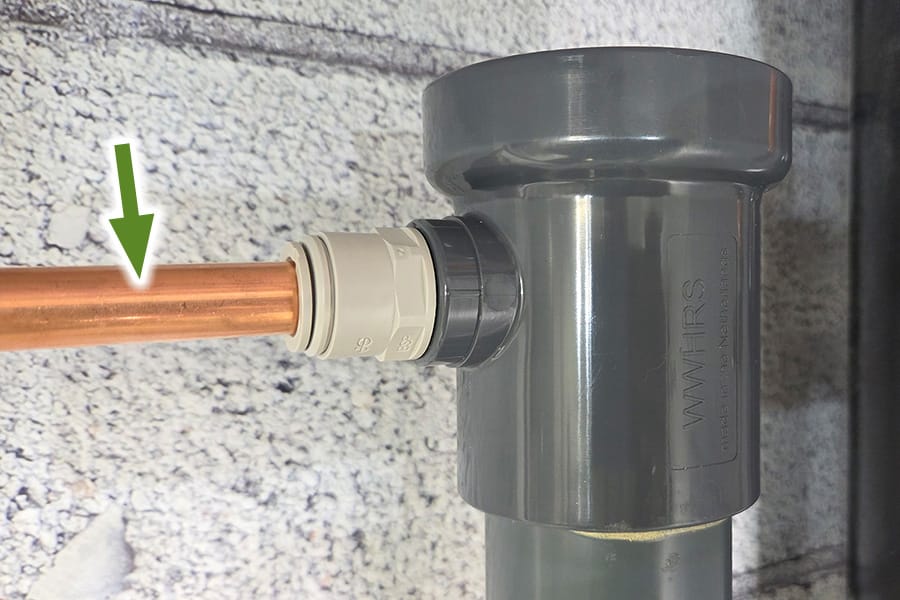 Recoup Pipe HEX Speedfit Connector (Copper)