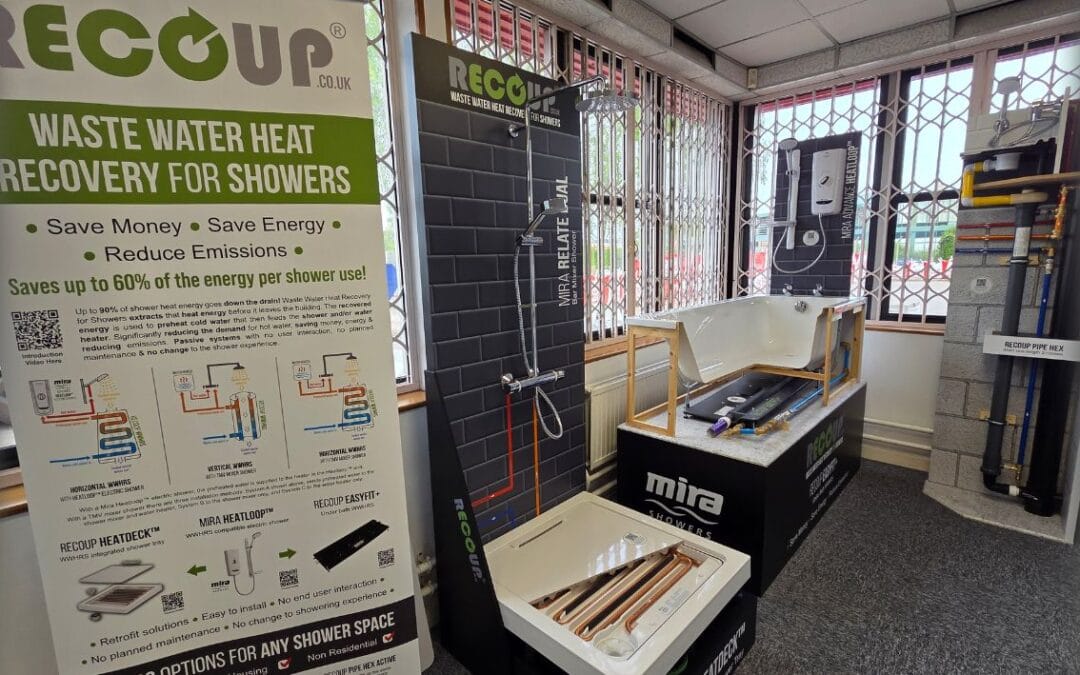 Recoup wwhrs on display at newport Sustainability Centre